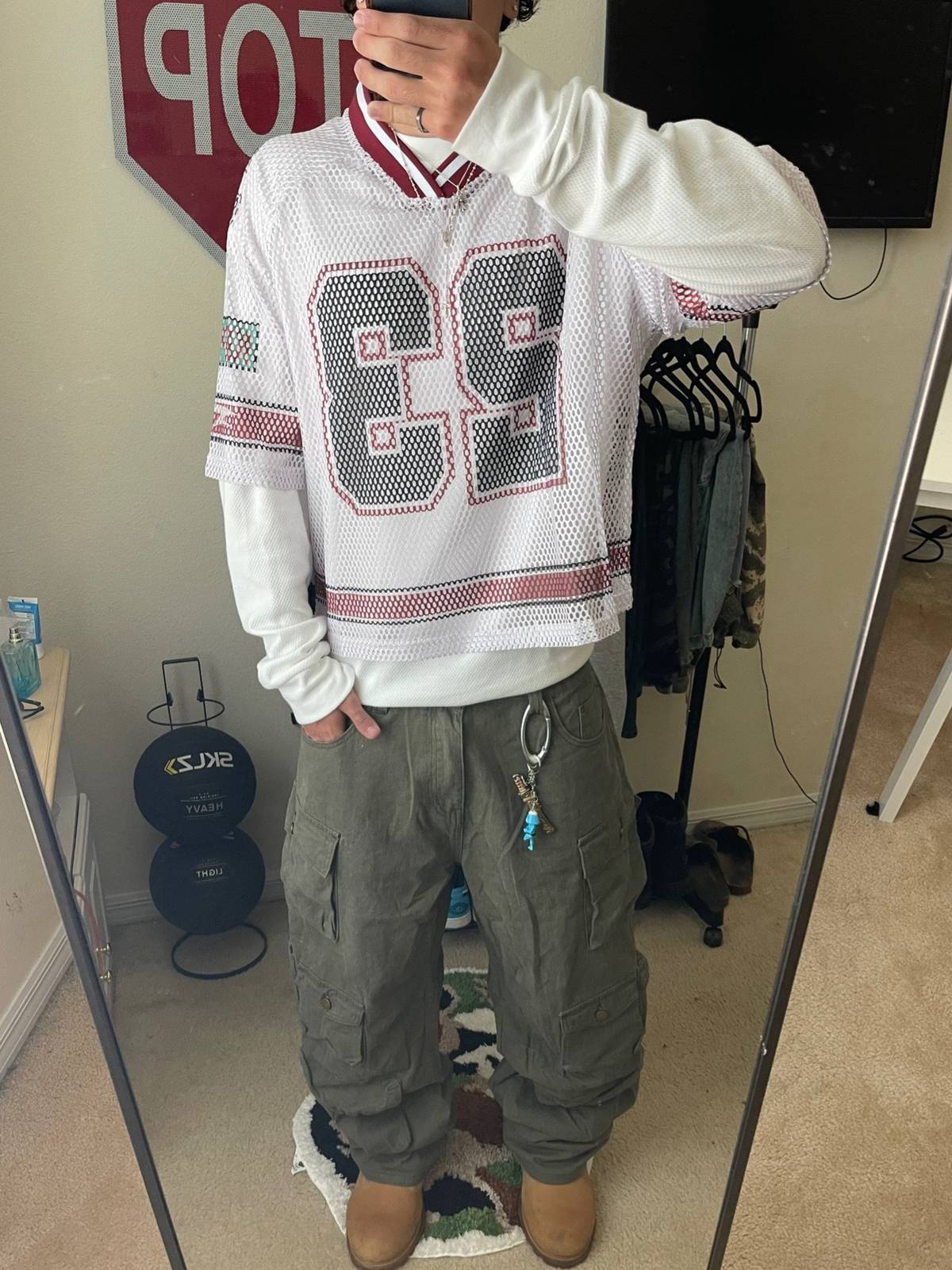 23 Jersey Mesh Print Tee | Inflation Streetwear - Image 5