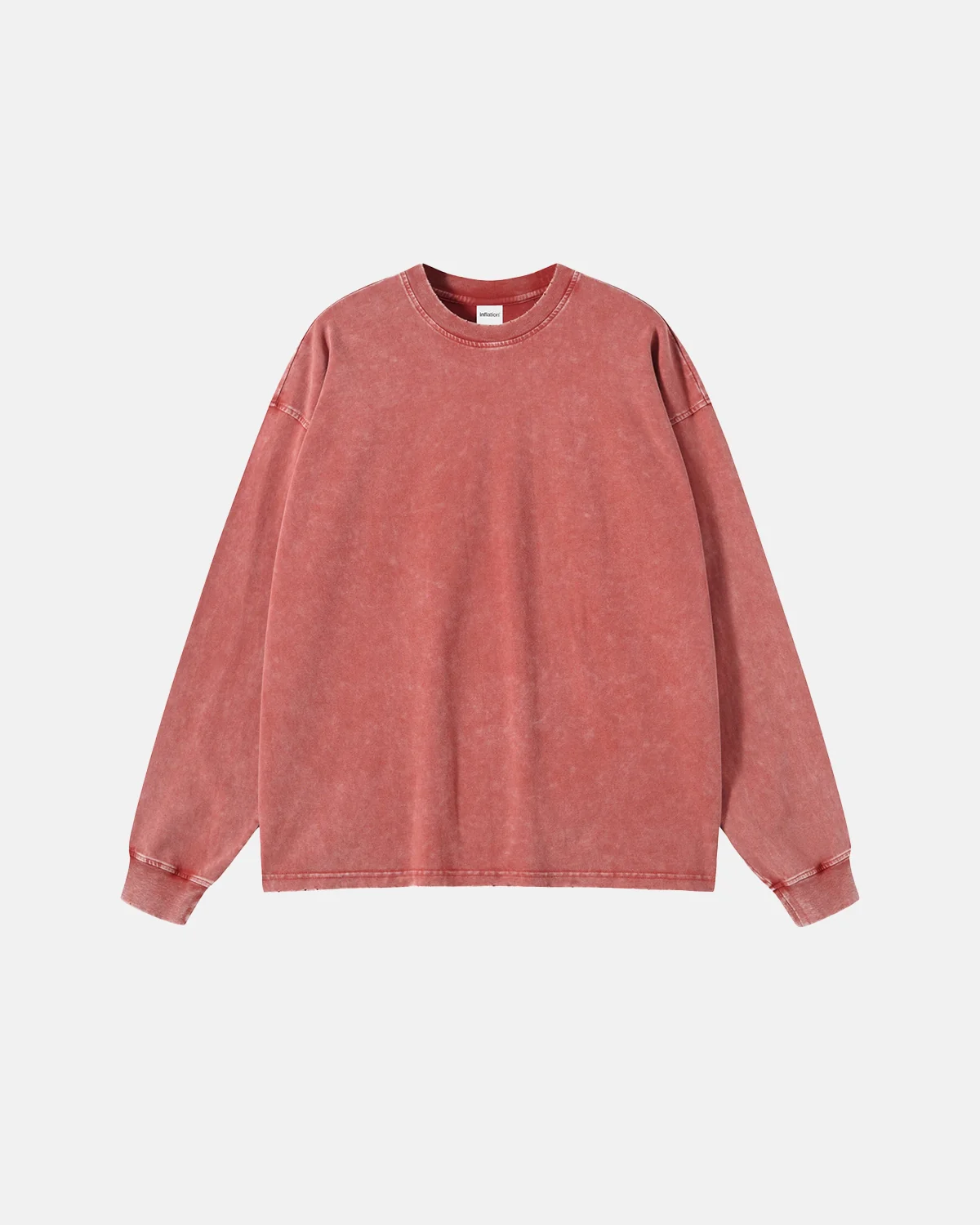 Acid Wash Batik Long Sleeve T-shirts | Inflation Streetwear - Image 9