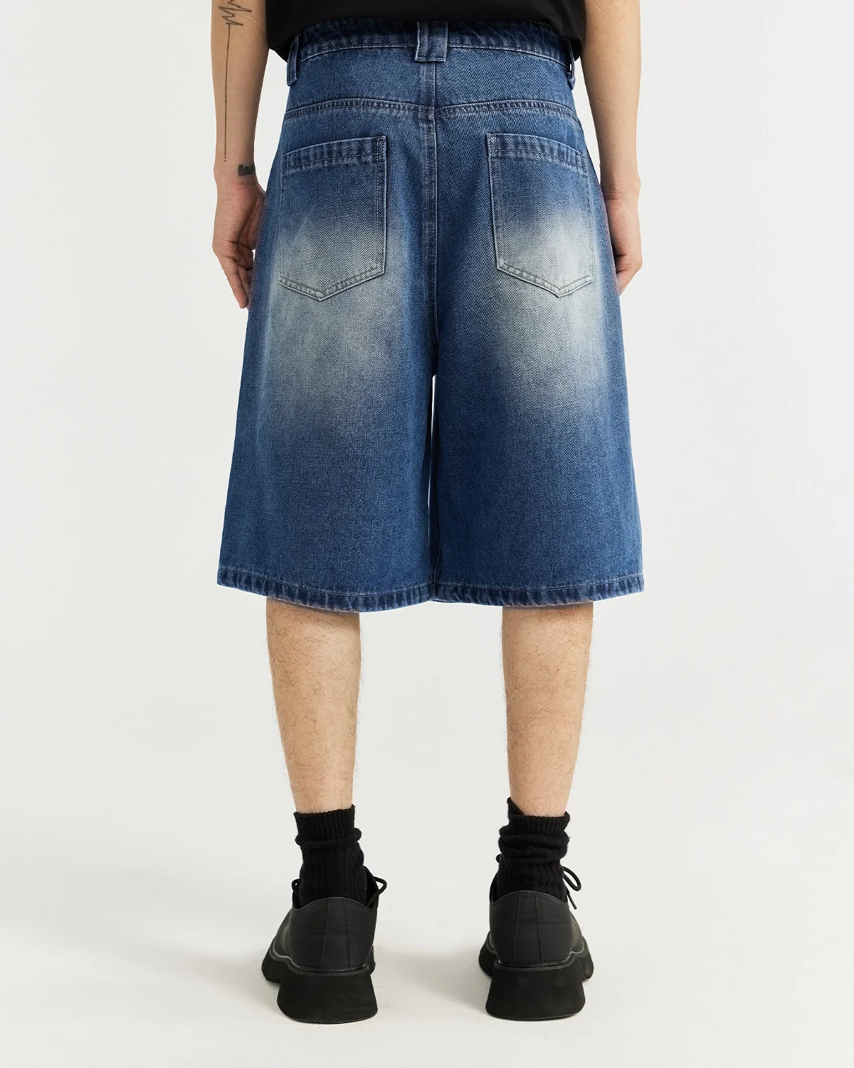Acid Washed Carpenter Jorts | Inflation Streetwear - Image 5