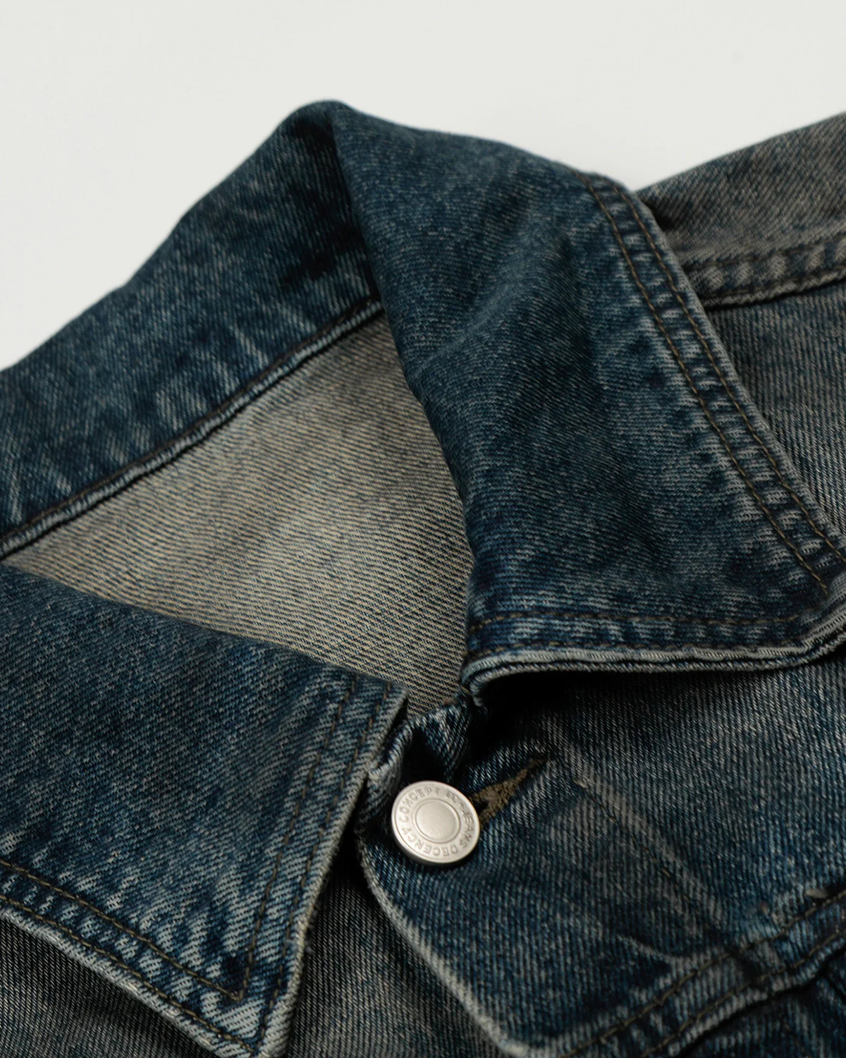 Acid Washed Cropped Denim Jacket | Inflation Streetwear - Image 3