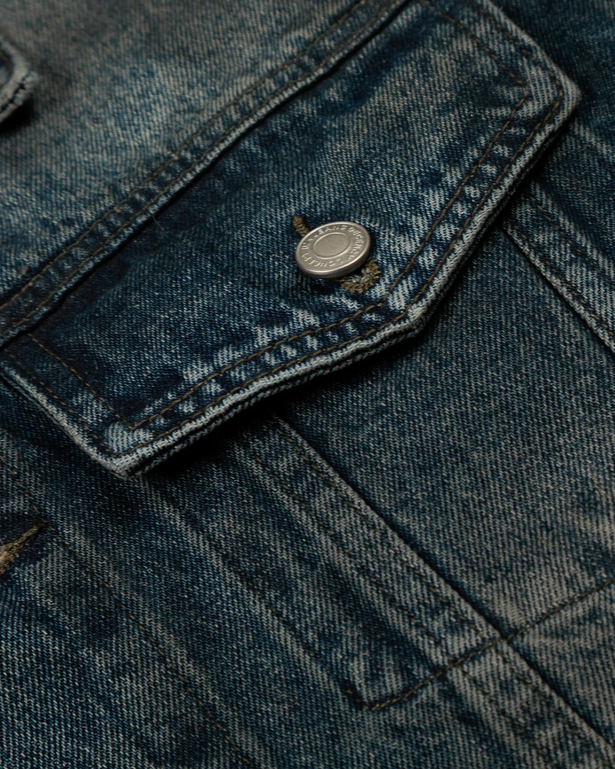 Acid Washed Cropped Denim Jacket | Inflation Streetwear - Image 5