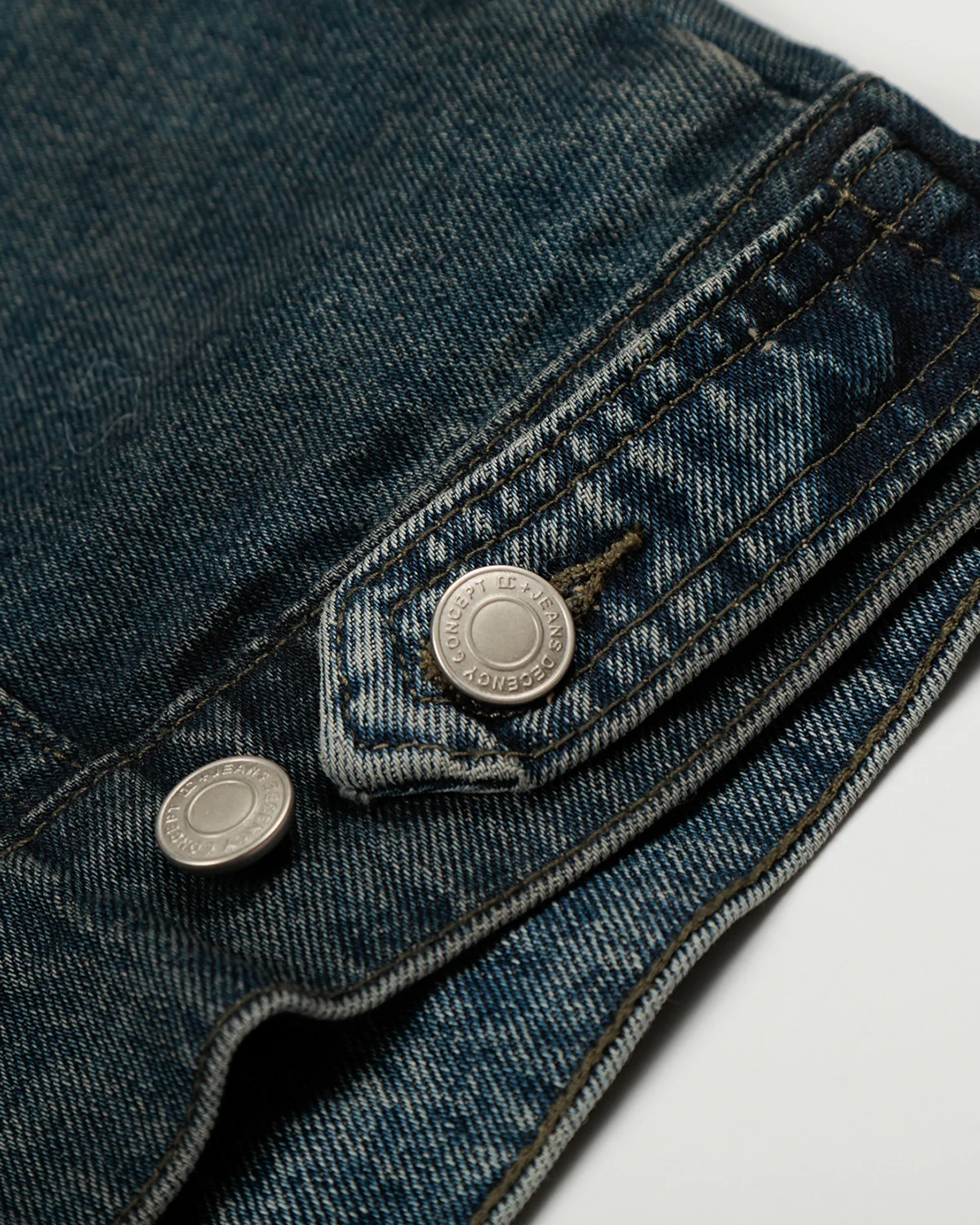 Acid Washed Cropped Denim Jacket | Inflation Streetwear - Image 8