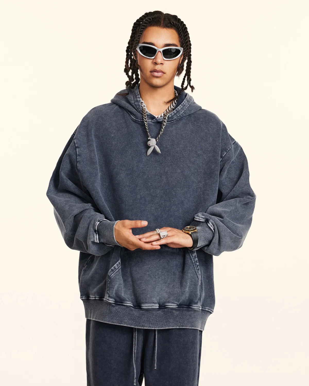 Acid Washed French Terry Hoodies | Inflation Streetwear - Image 10