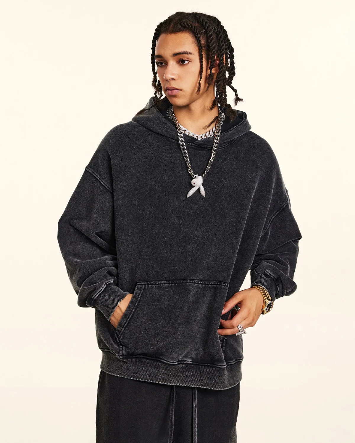 Acid Washed French Terry Hoodies | Inflation Streetwear - Image 16