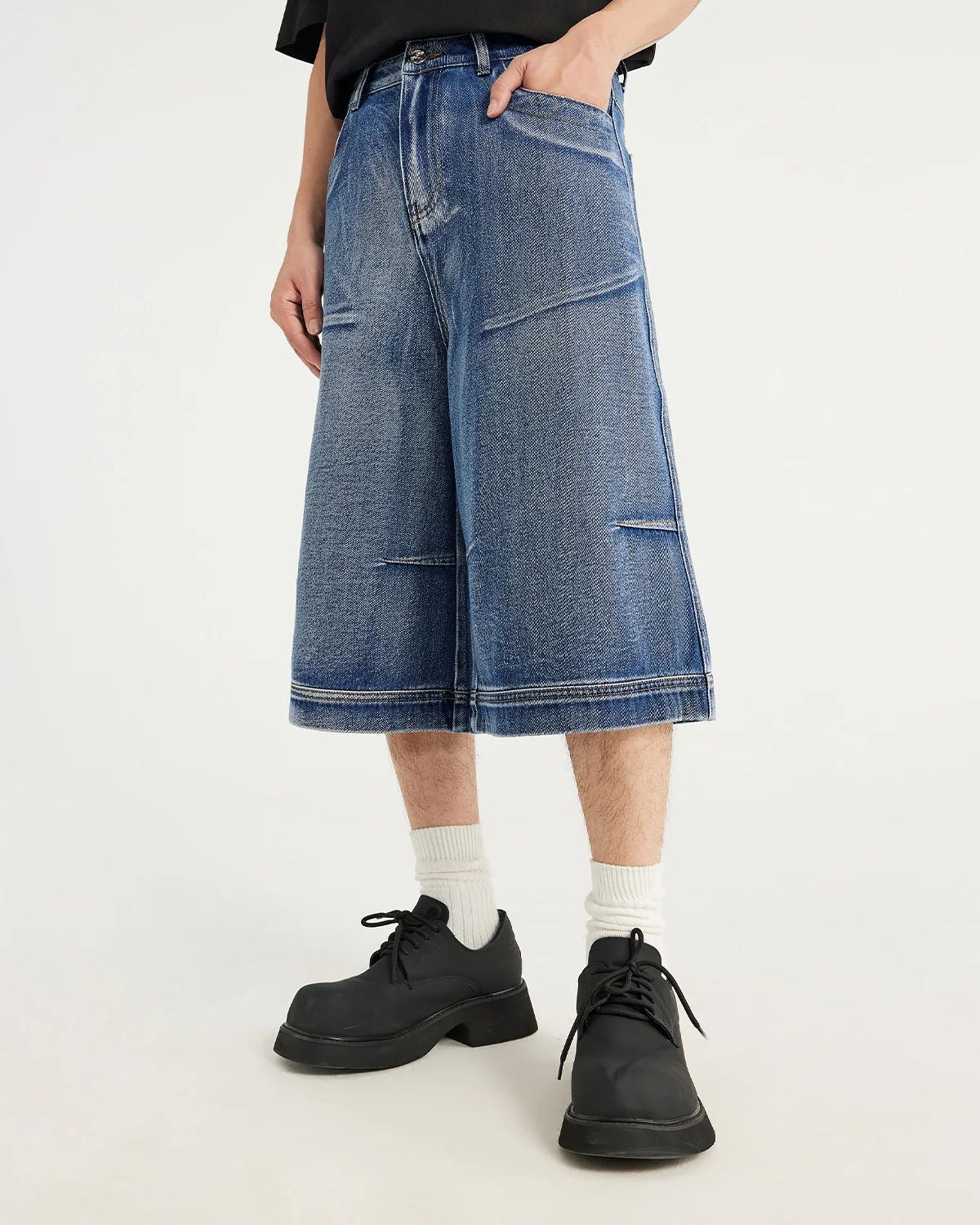 Acid Washed Jorts | Inflation Streetwear - Image 3