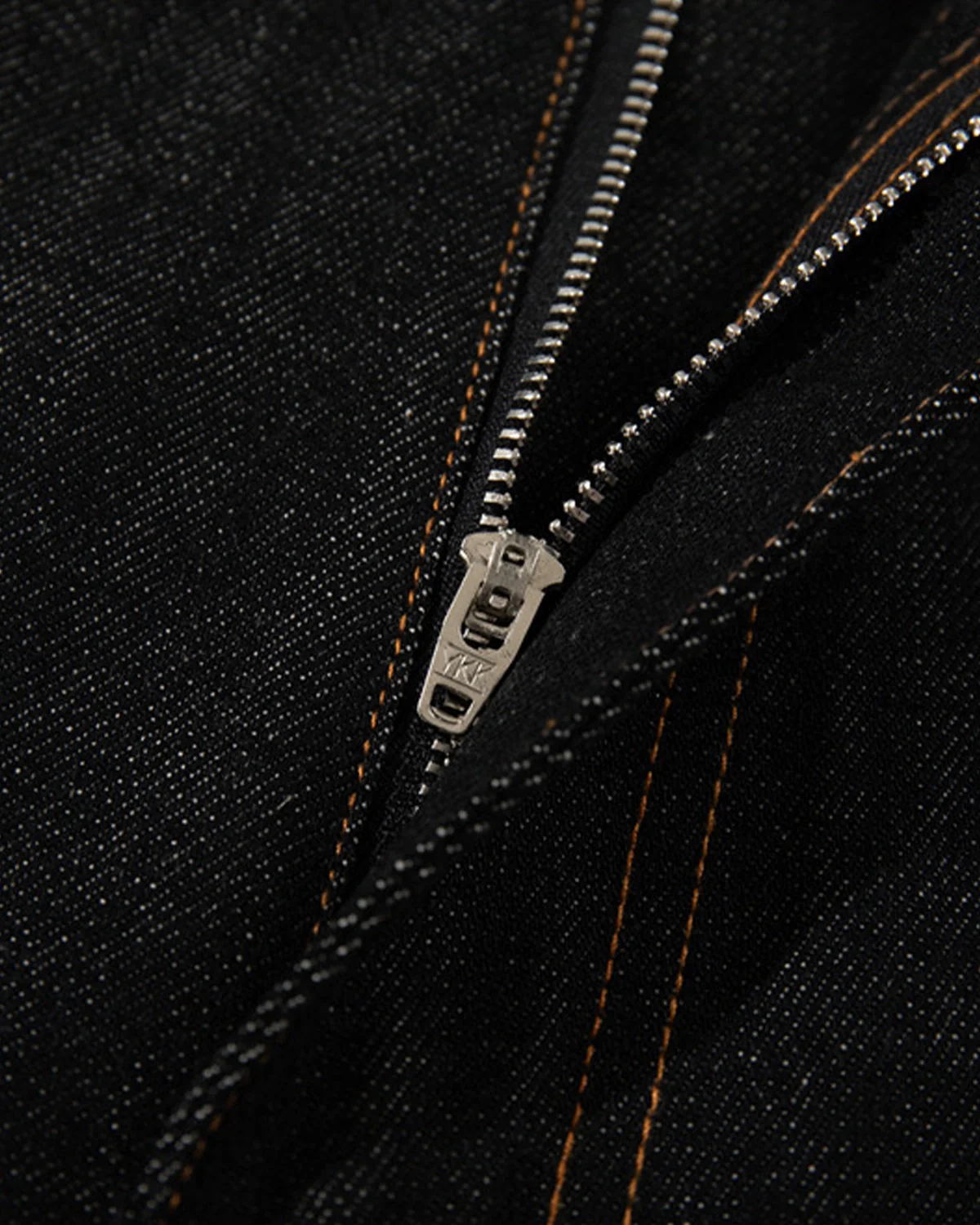 Black Raw Denim Jacket  | Inflation Streetwear - Image 3
