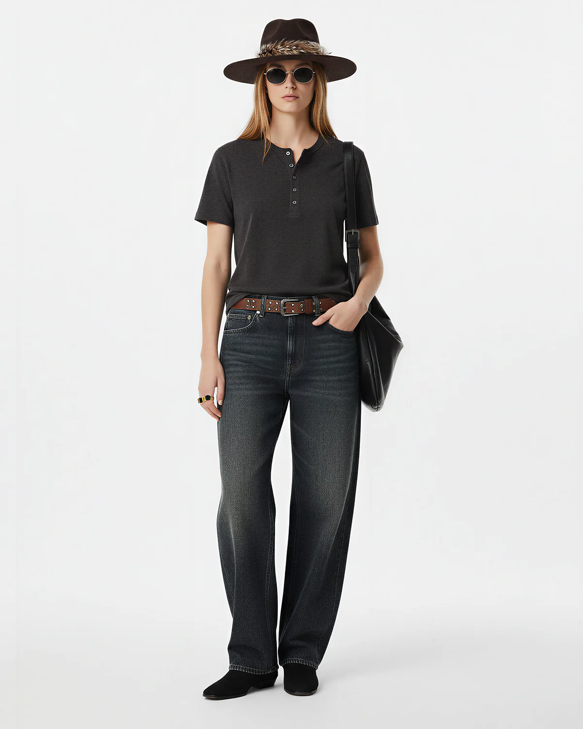 Blank Henley Neck Casual T-Shirt | Inflation Streetwear - Image 10