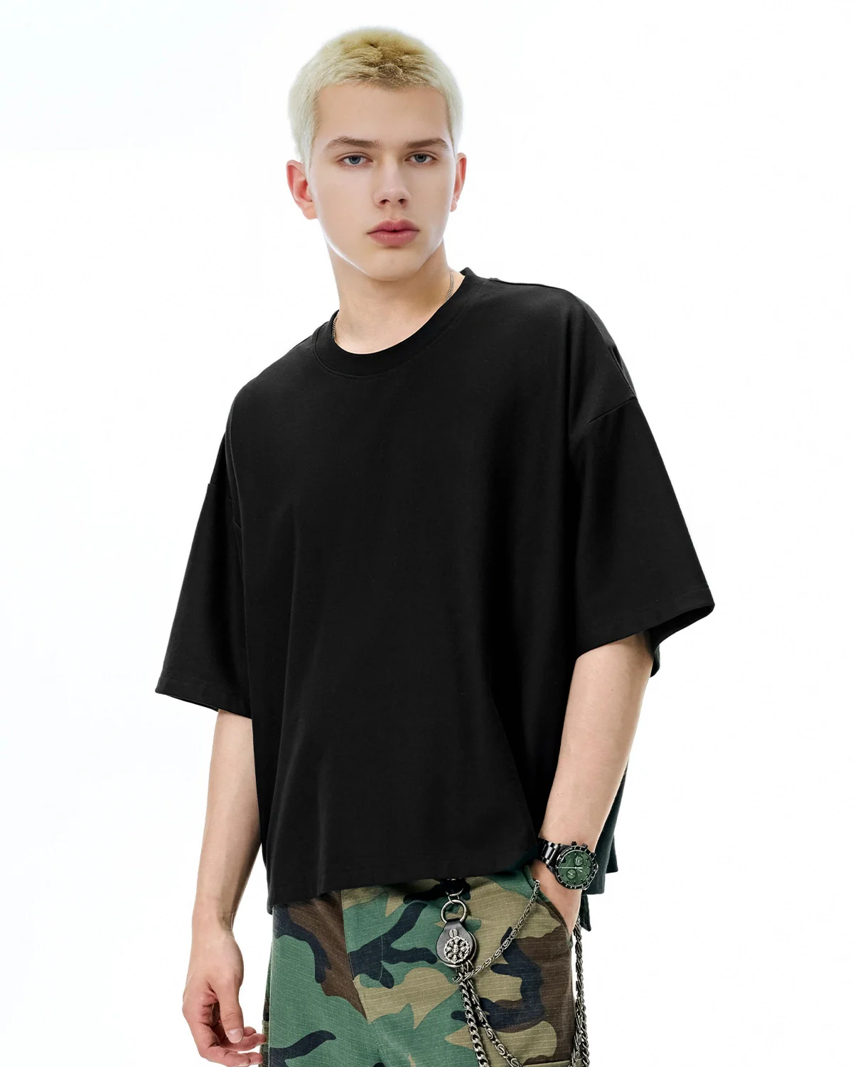 Blank Oversized Boxy Tees | Inflation Streetwear - Image 7