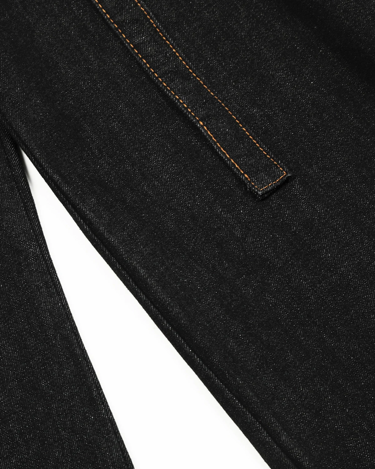 Contrast Stitch Raw Baggy Jeans | Inflation Streetwear - Image 4
