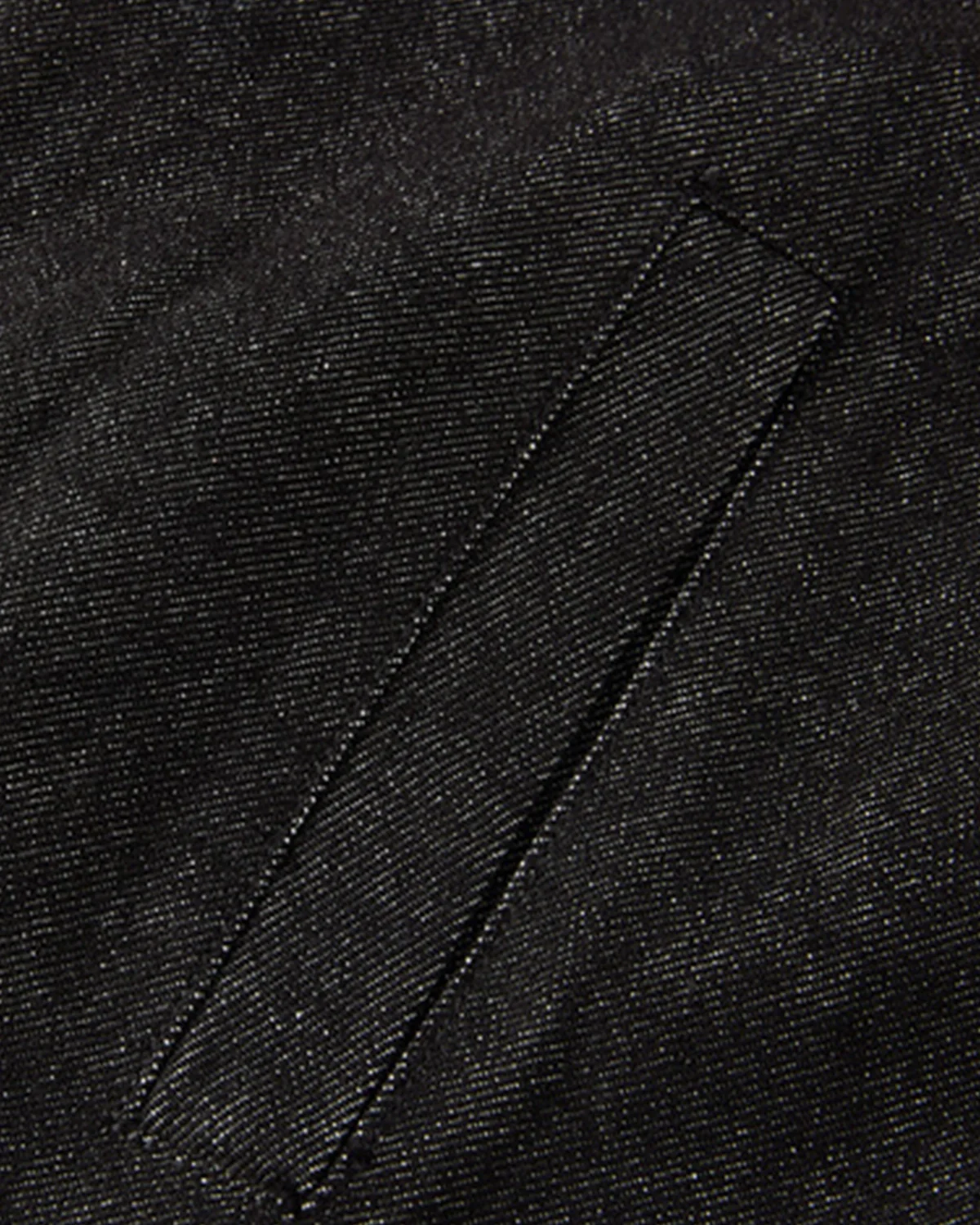 Cropped Asymmetric Button Denim Jacket | Inflation Streetwear - Image 7