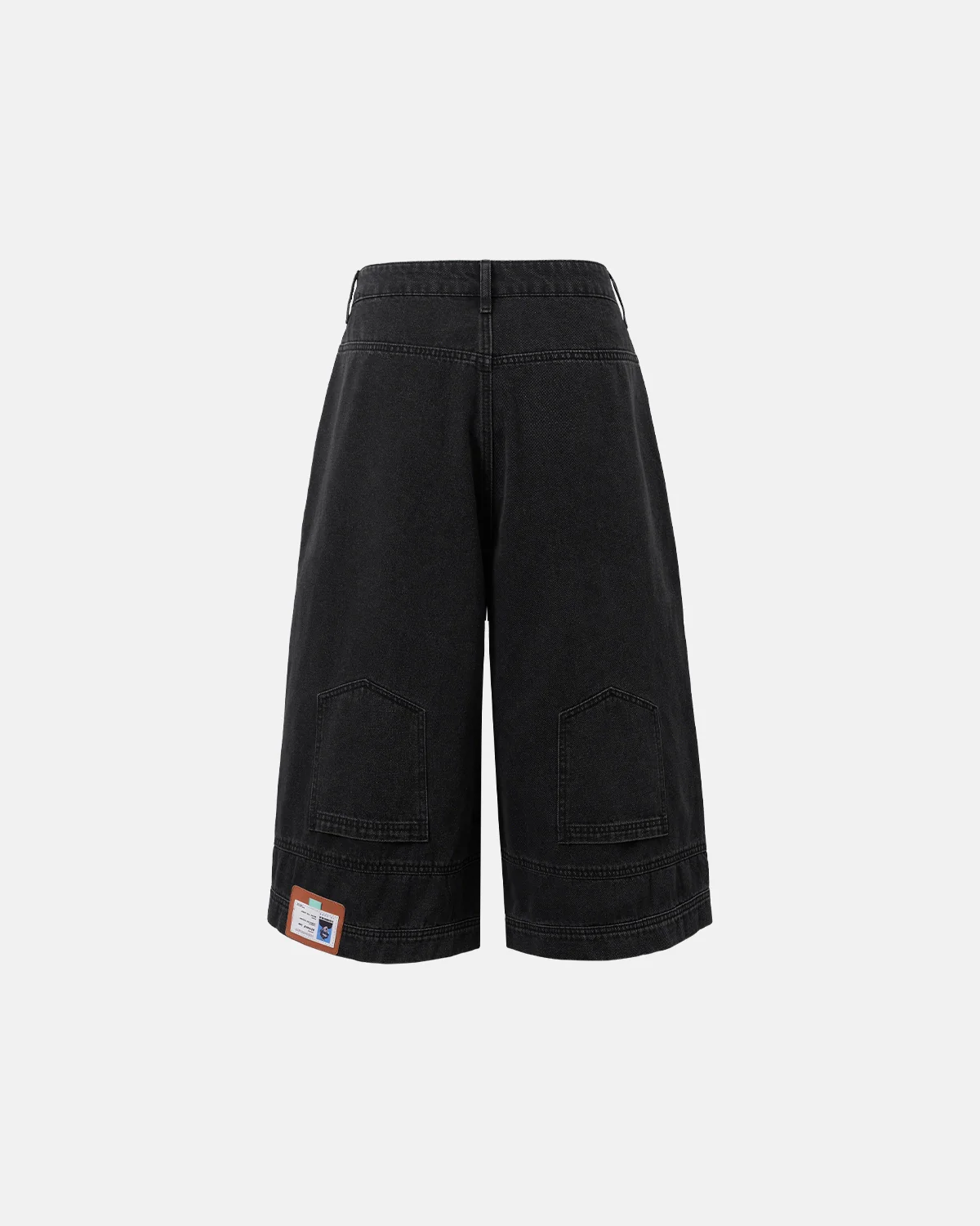 Deconstructed Wide leg Longline Jorts | Inflation Streetwear - Image 7