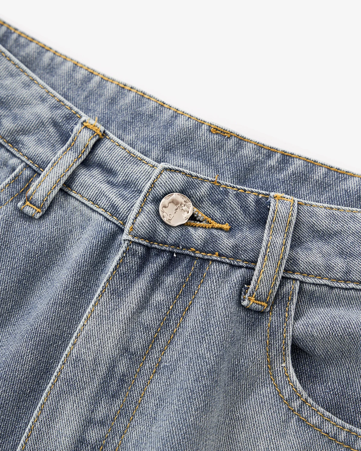 Deconstructed Wide leg Longline Jorts | Inflation Streetwear - Image 9