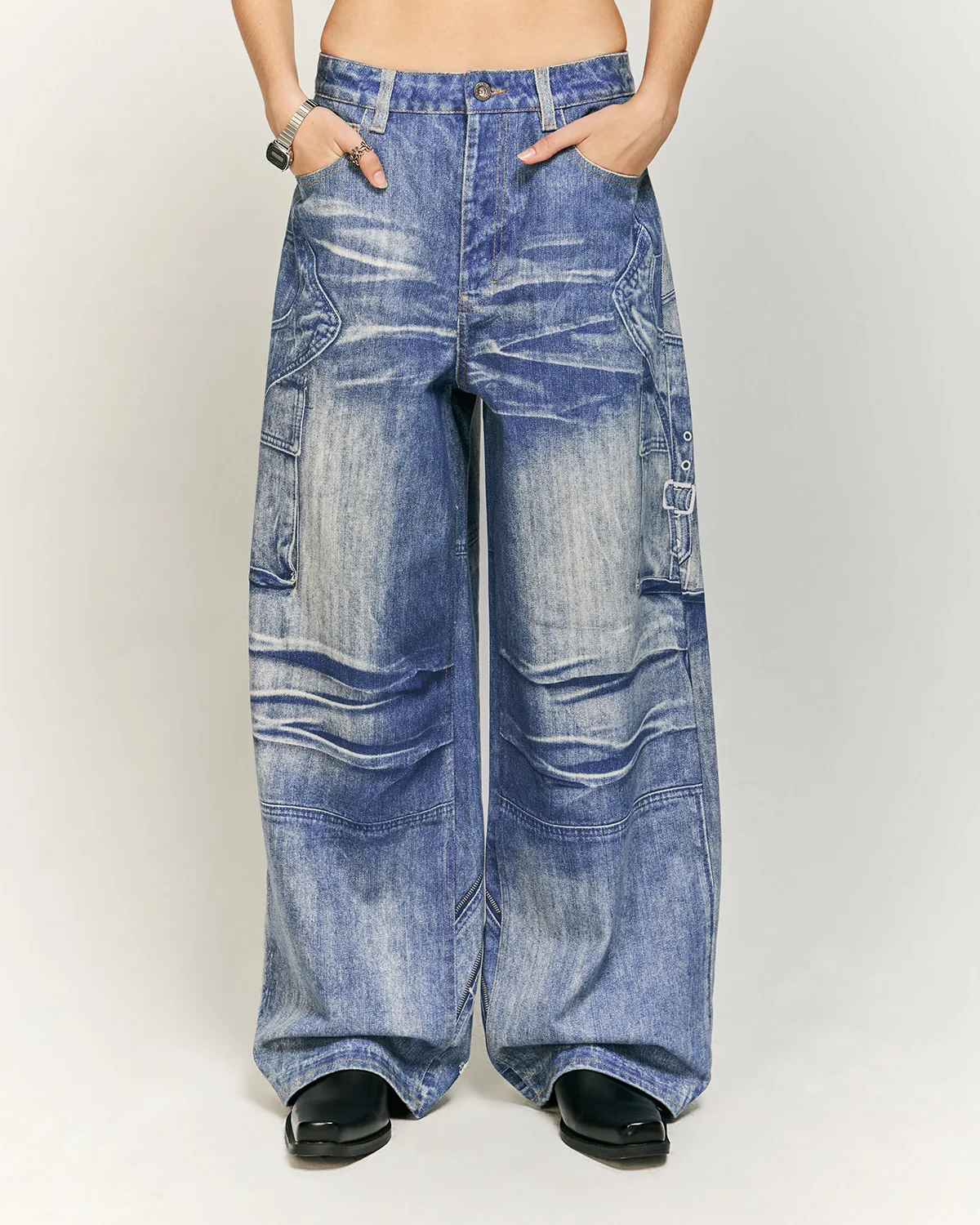 Digital Printing Denim Pants | Inflation Streetwear - Image 10