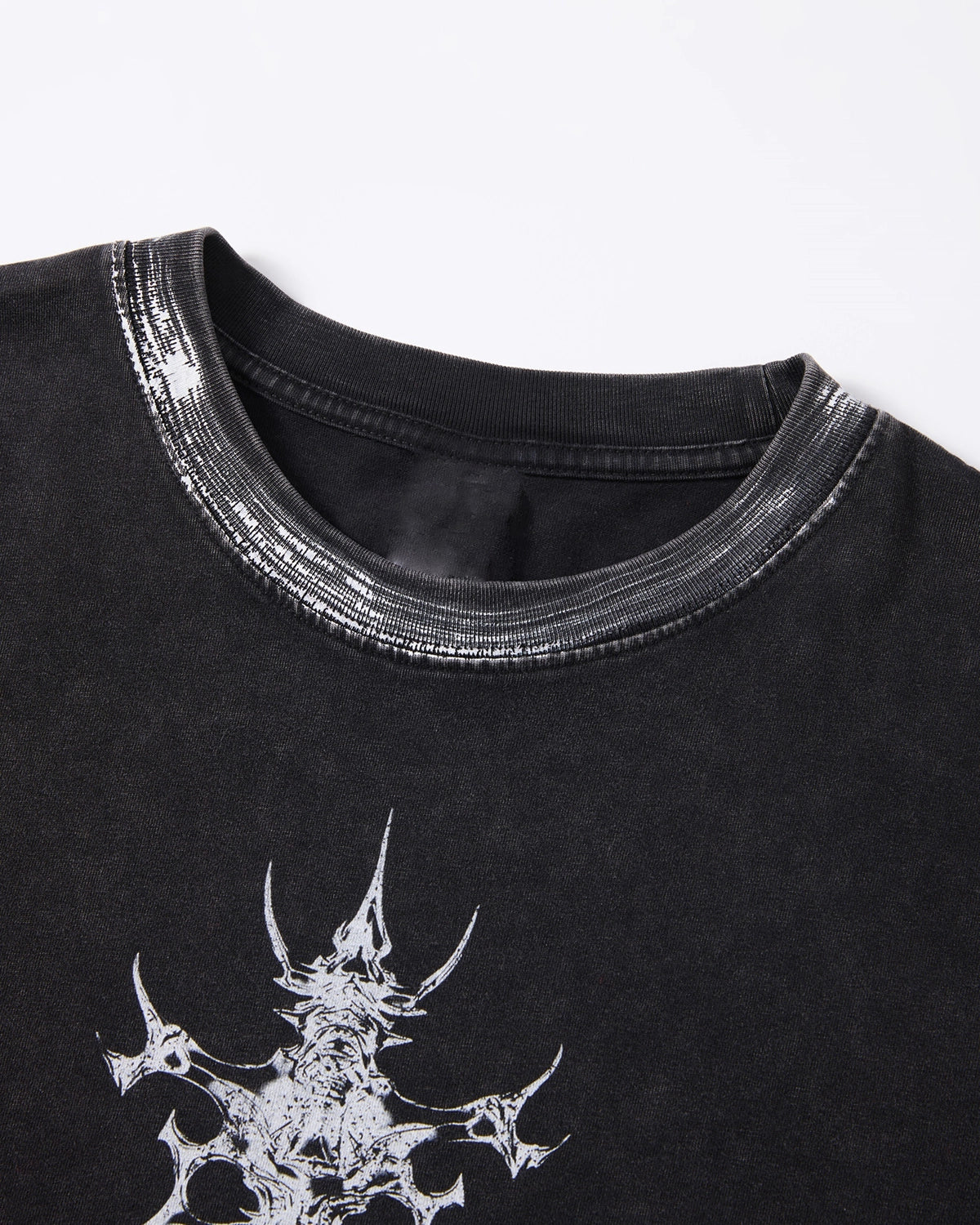 Distressed Painted Graphic Boxy T-Shirt | Inflation Streetwear - Image 3