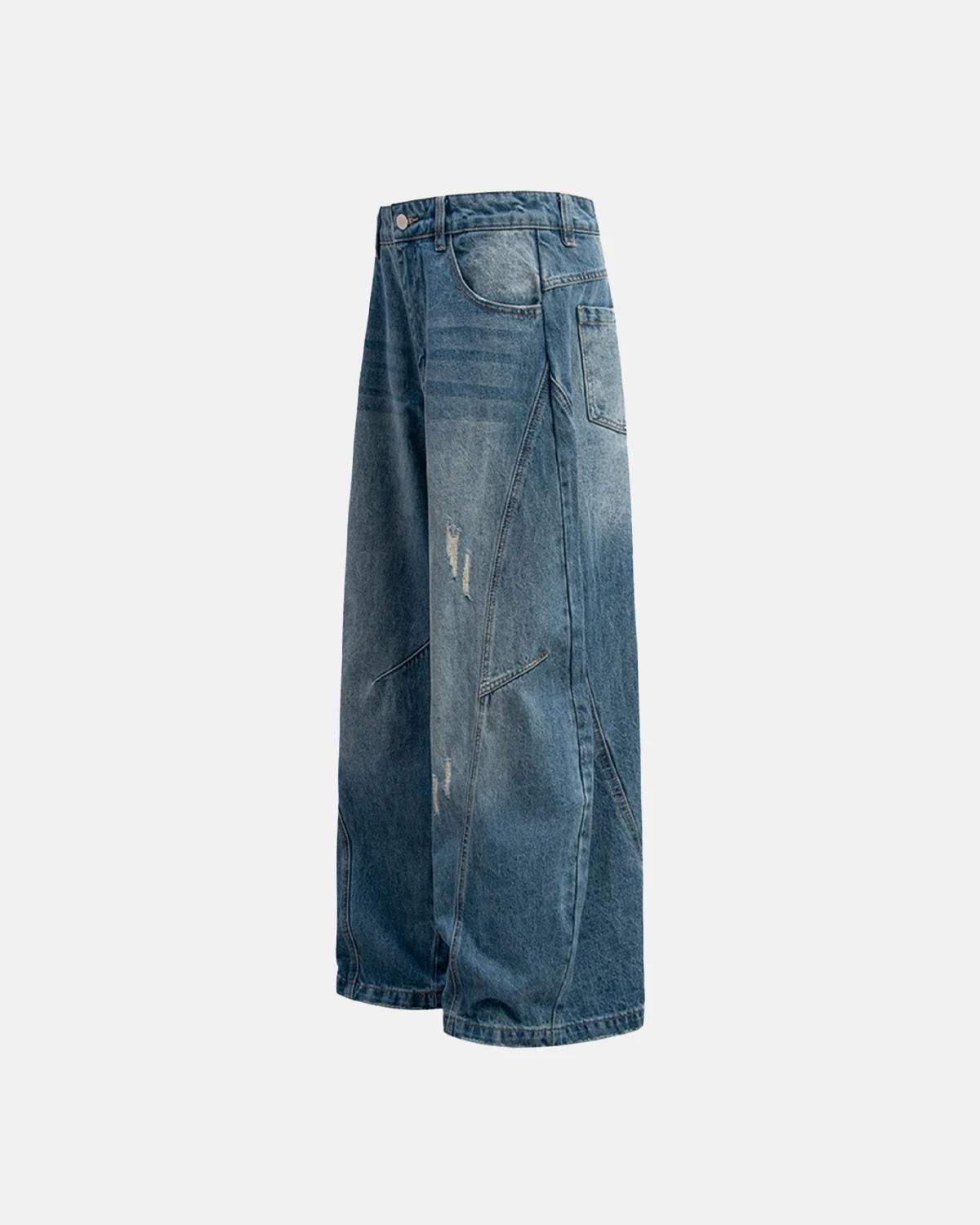 Distressed Ripped Baggy Jeans | Inflation Streetwear - Image 3