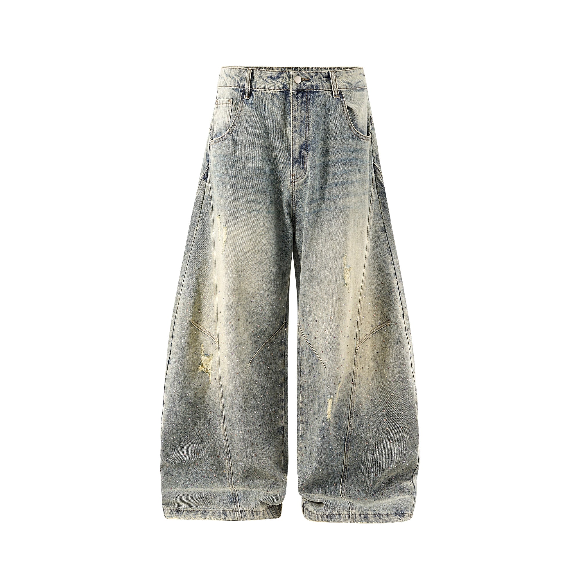 Distressed Ripped Baggy Jeans | Inflation Streetwear - Image 6