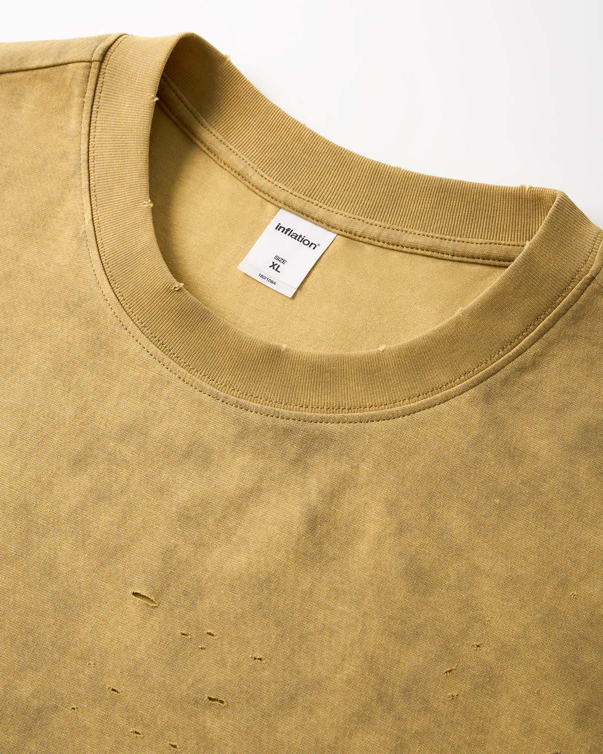 Distressed Tie-Dye Reflective Print T-Shirt | Inflation Streetwear - Image 12