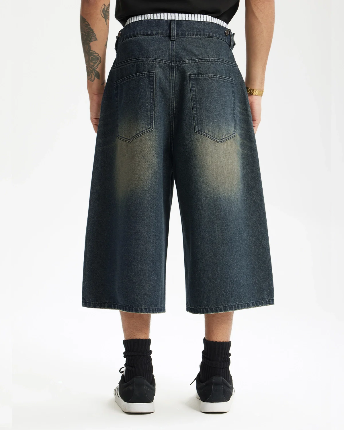 Double Waist Baggy Jorts | Inflation Streetwear - Image 8