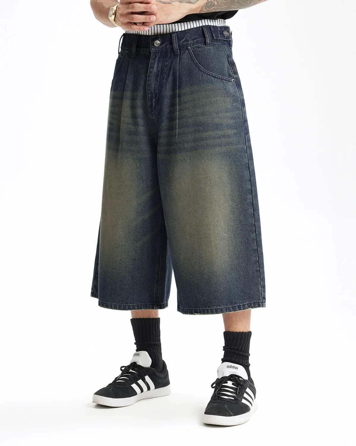 Double Waist Baggy Jorts | Inflation Streetwear - Image 9