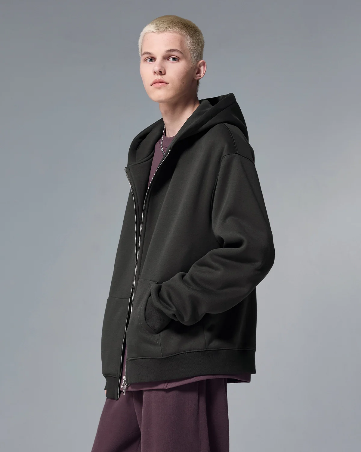 Fleece Zip-Up Oversized Hoodies | Inflation Streetwear - Image 13