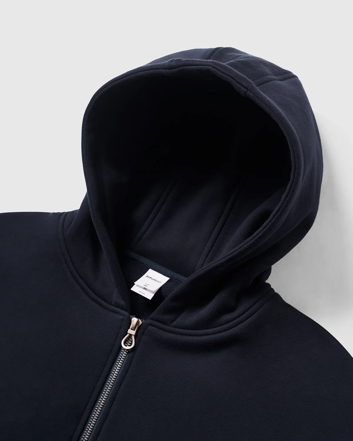 Fleece Zip-Up Oversized Hoodies | Inflation Streetwear - Image 18
