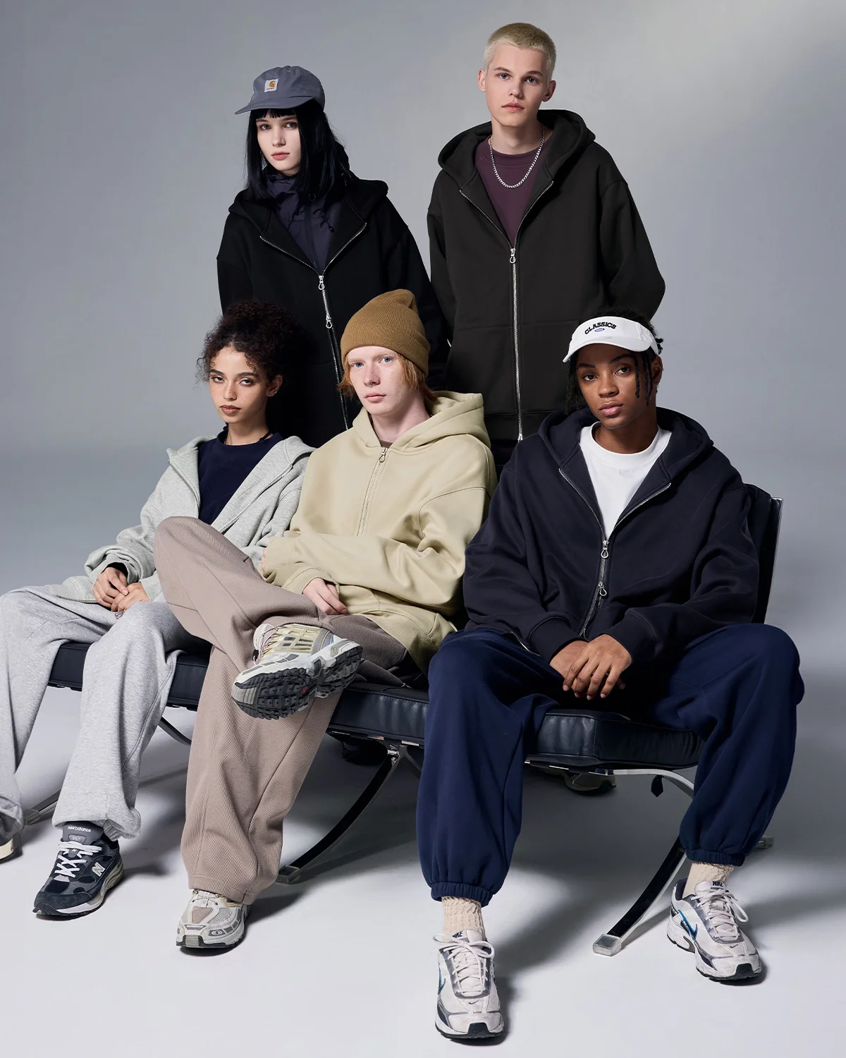 Fleece Zip-Up Oversized Hoodies | Inflation Streetwear - Image 22