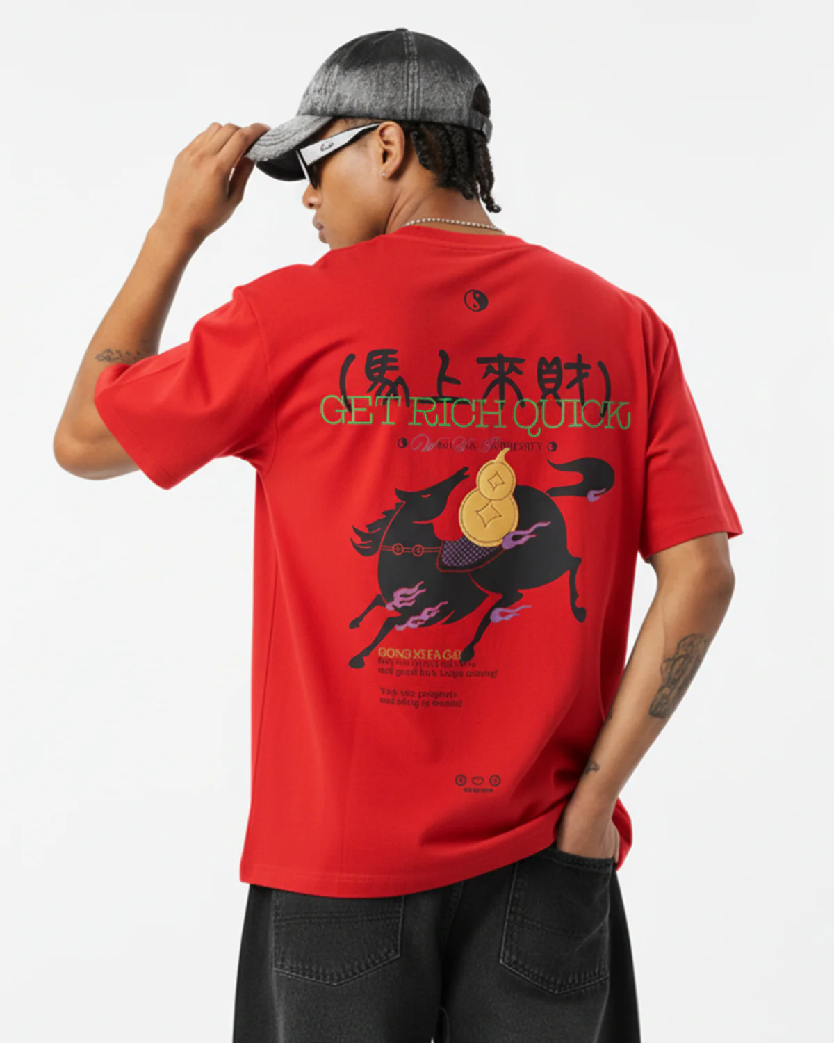 "Fortune Incoming" T-shirt | Inflation Streetwear - Image 5
