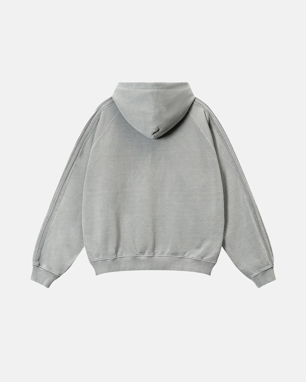 Frayed Seam Acid Wash Hoodies | Inflation Streetwear - Image 4