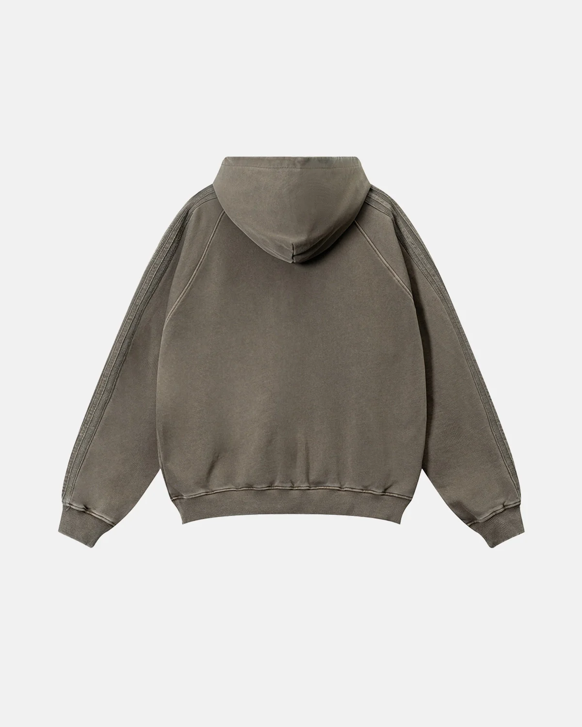 Frayed Seam Acid Wash Hoodies | Inflation Streetwear - Image 6