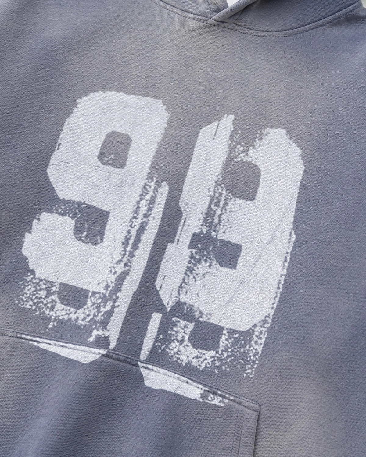 Graffiti Print Washed Fleece hoodie | Inflation Streetwear - Image 8