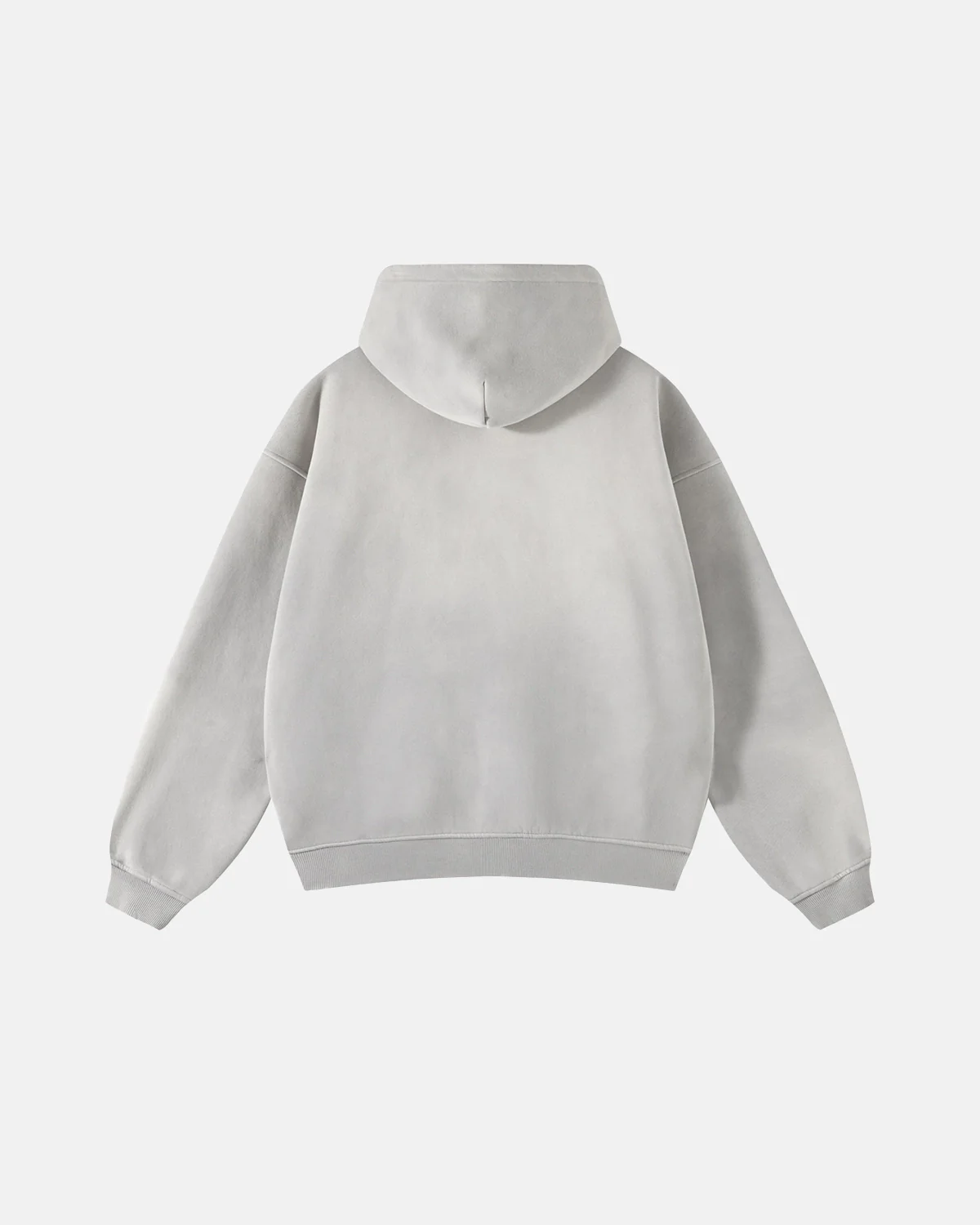 INFLATION Washed Distressed Fleece Zip Up Hoodies - Image 18