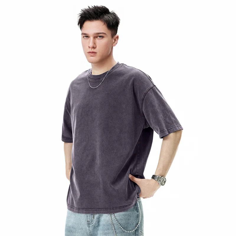 Heavy Boxy Fit Washed Tees | Inflation Streetwear - Image 3