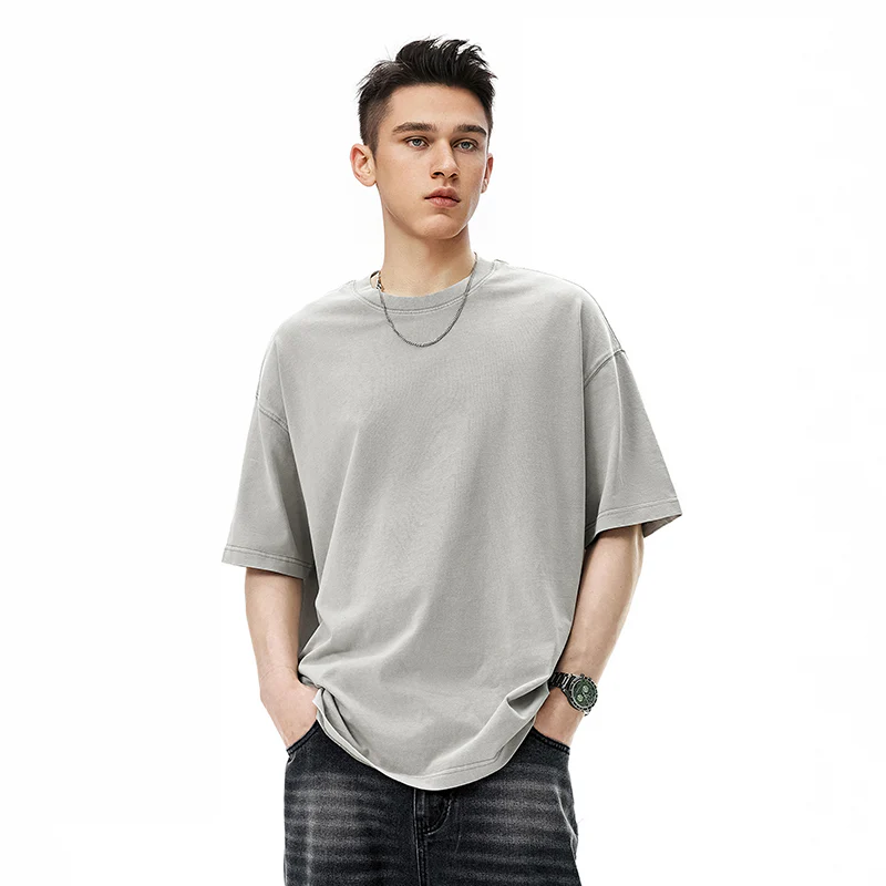 Heavy Boxy Fit Washed Tees | Inflation Streetwear - Image 4