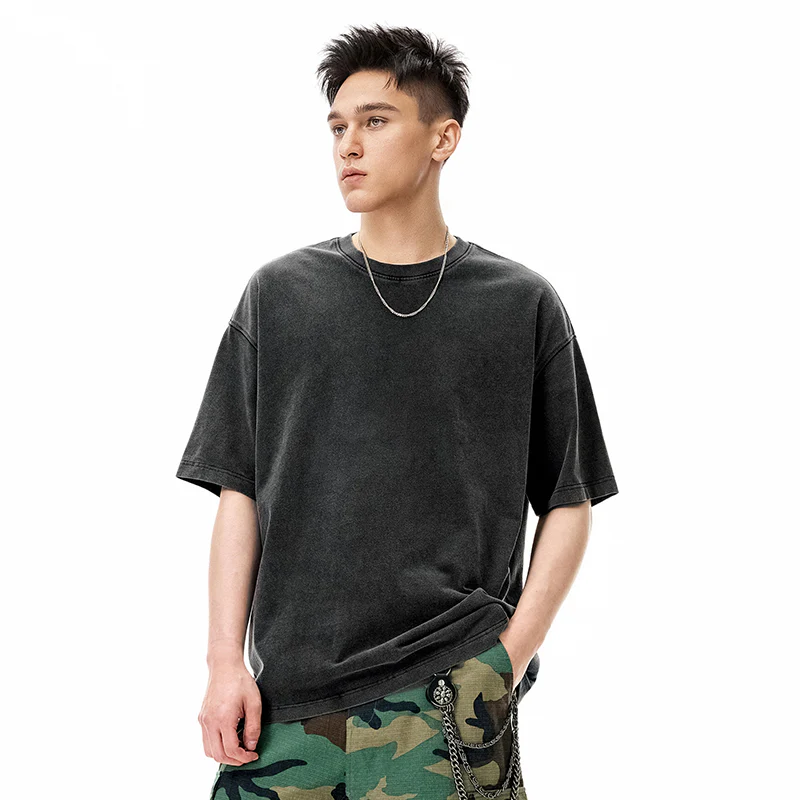 Heavy Boxy Fit Washed Tees | Inflation Streetwear - Image 5