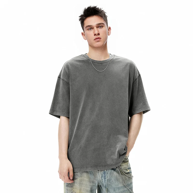 Heavy Boxy Fit Washed Tees | Inflation Streetwear - Image 7