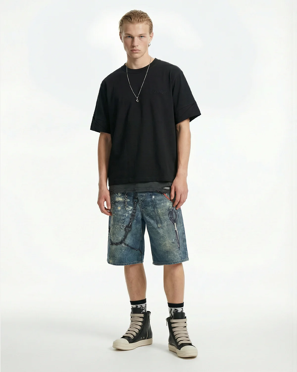 Heavyweight Sleeve-Detail T-shirt | Inflation Streetwear - Image 11