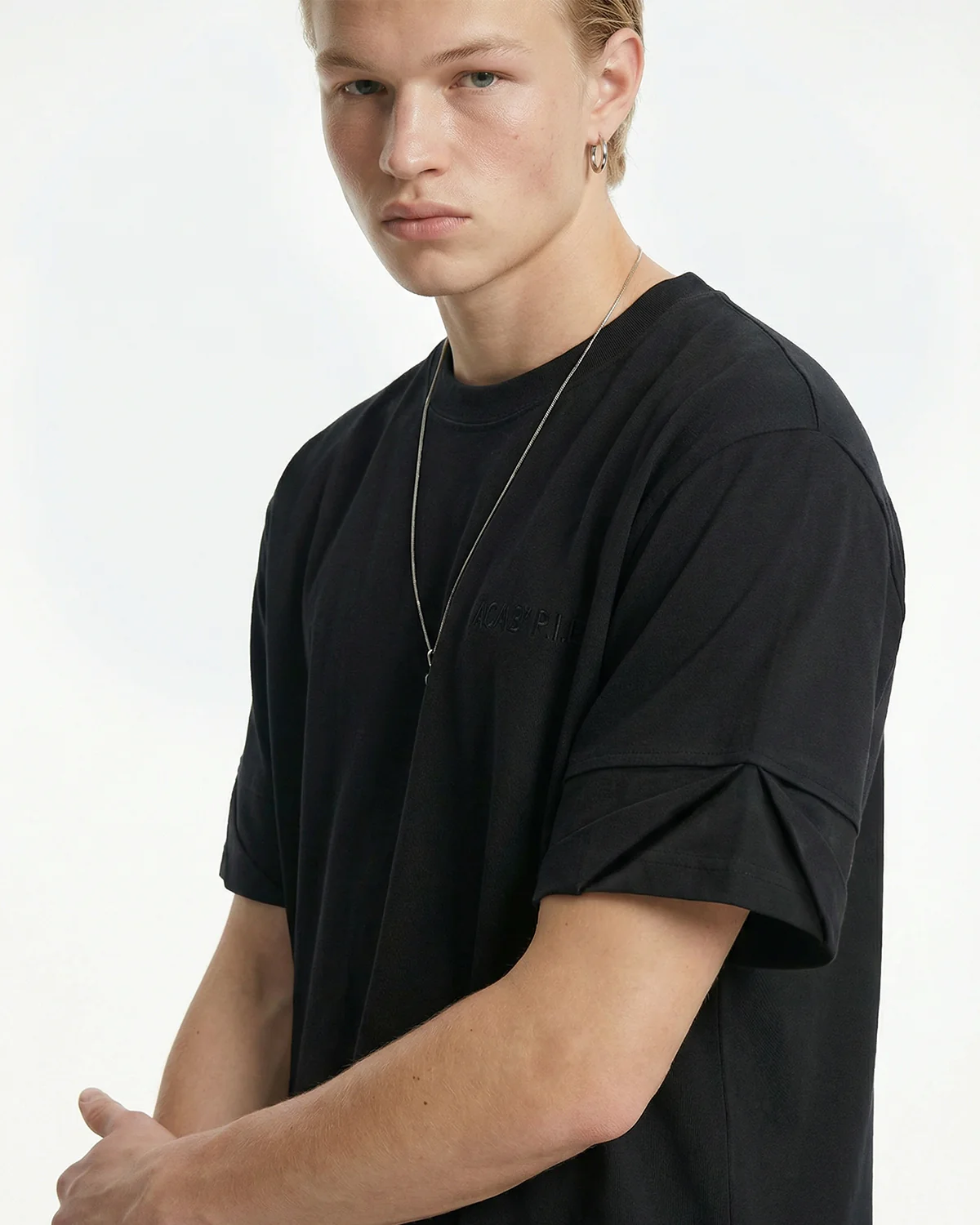 Heavyweight Sleeve-Detail T-shirt | Inflation Streetwear - Image 7