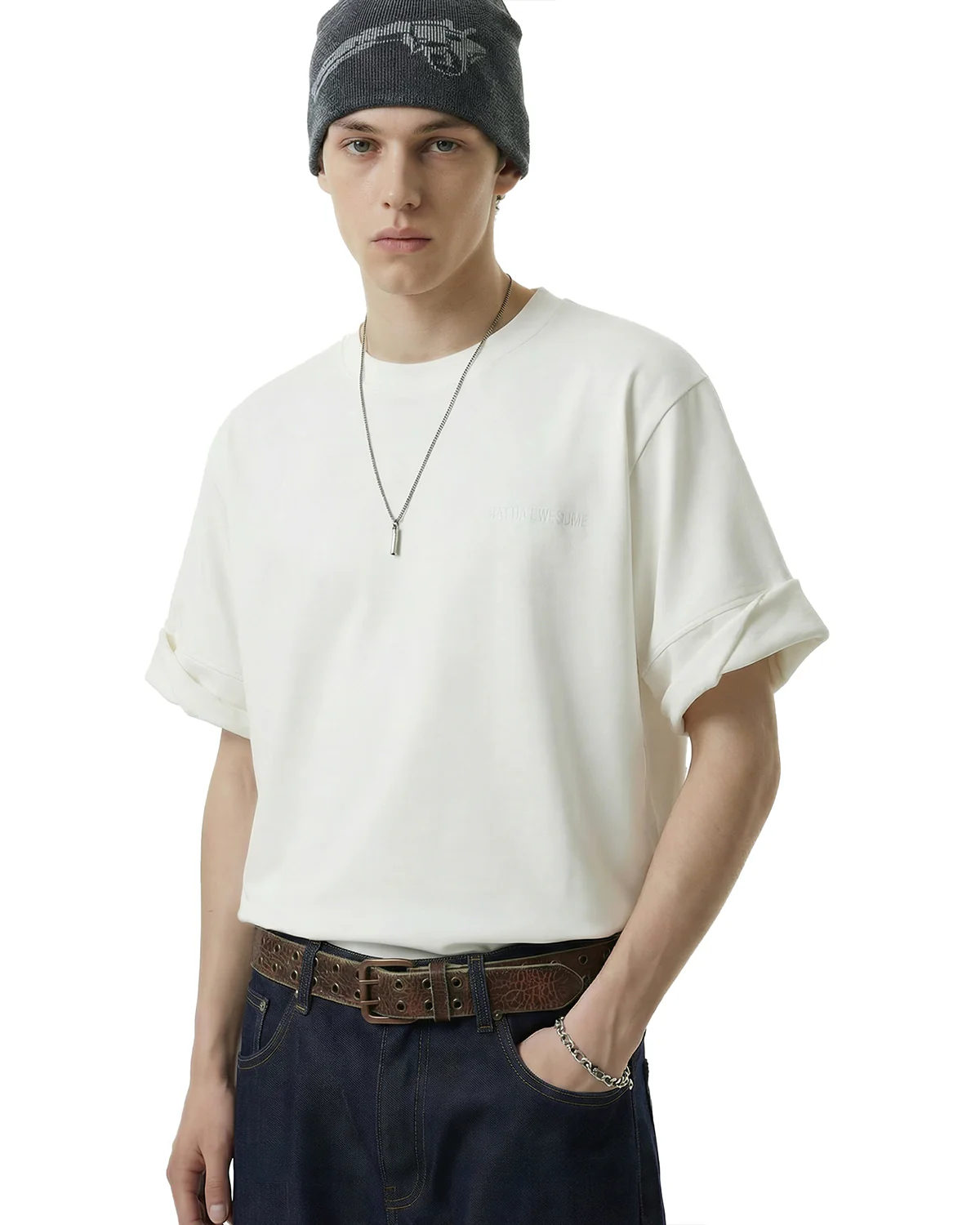 Heavyweight Sleeve-Detail T-shirt | Inflation Streetwear - Image 9