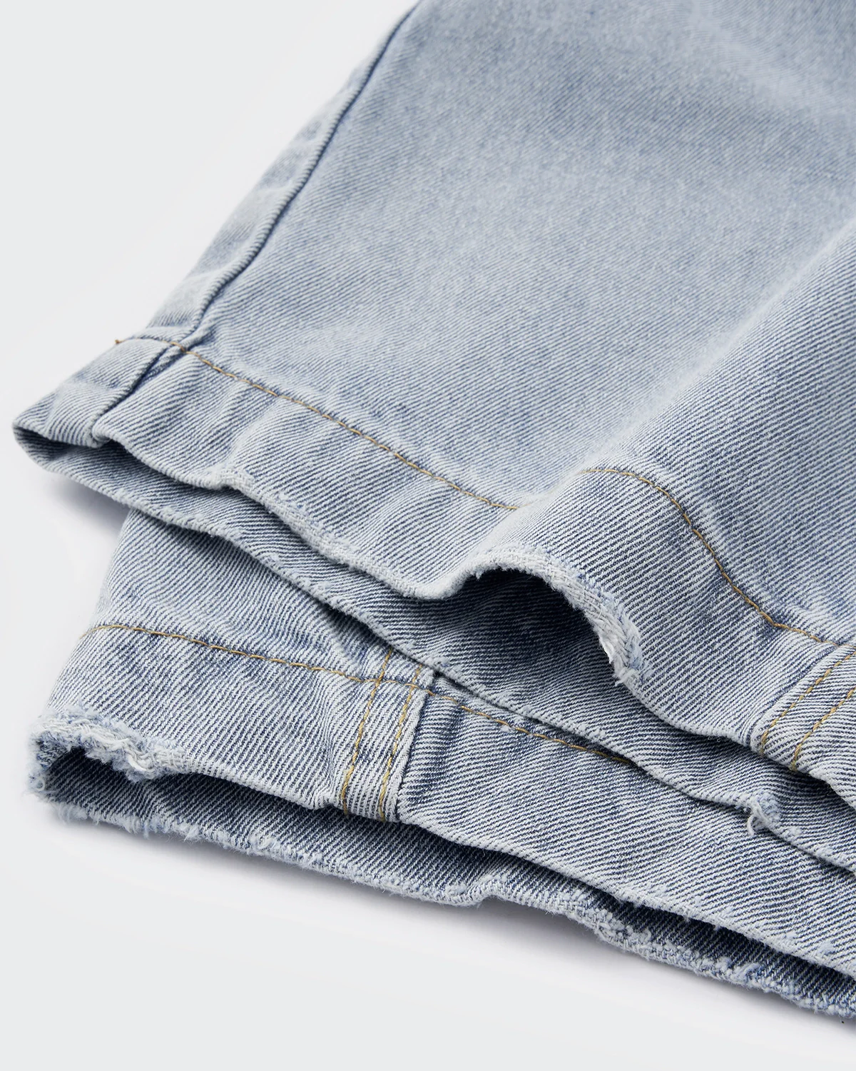 Acid Washed Distressed Barrel Jeans | Inflation Streetwear - Image 7