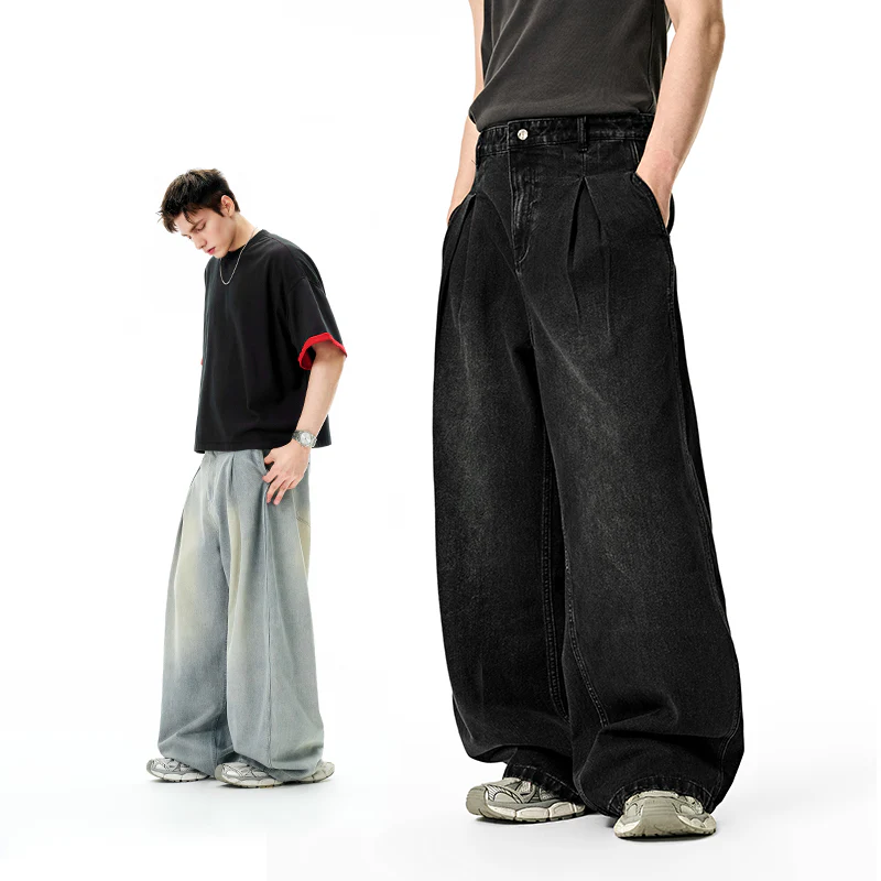 Acid Washed Super Baggy Jeans | Inflation Streetwear - Image 11