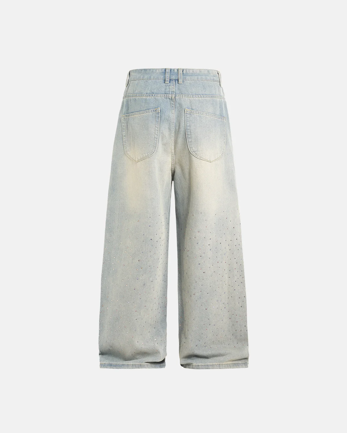 Acid Washed Super Baggy Jeans | Inflation Streetwear - Image 7