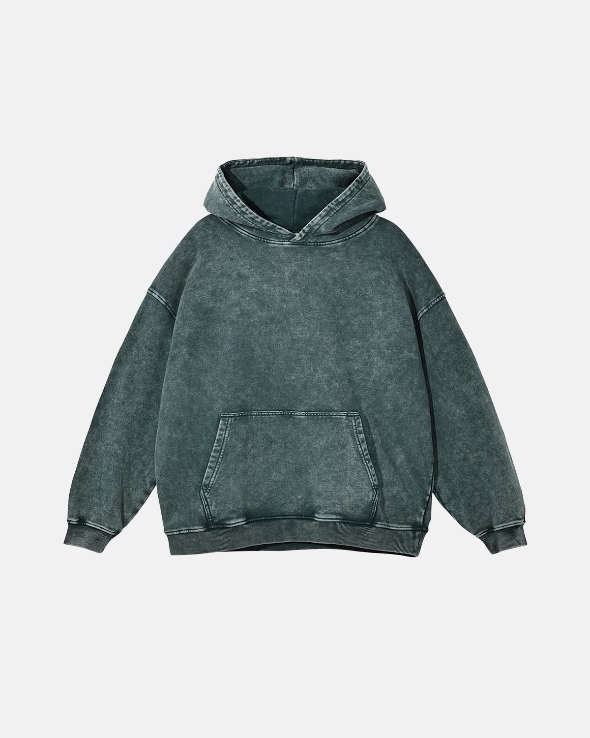 French Terry Washed Distressed Hoodies | Inflation Streetwear - Image 11