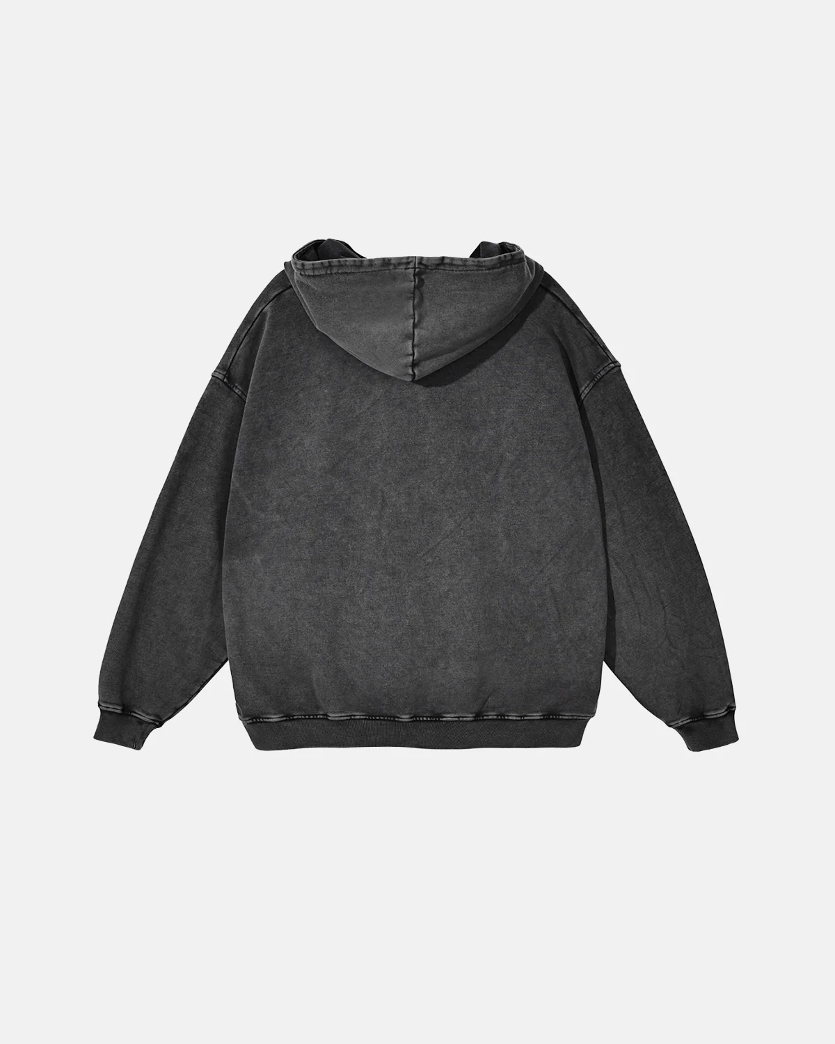 French Terry Washed Distressed Hoodies | Inflation Streetwear - Image 3