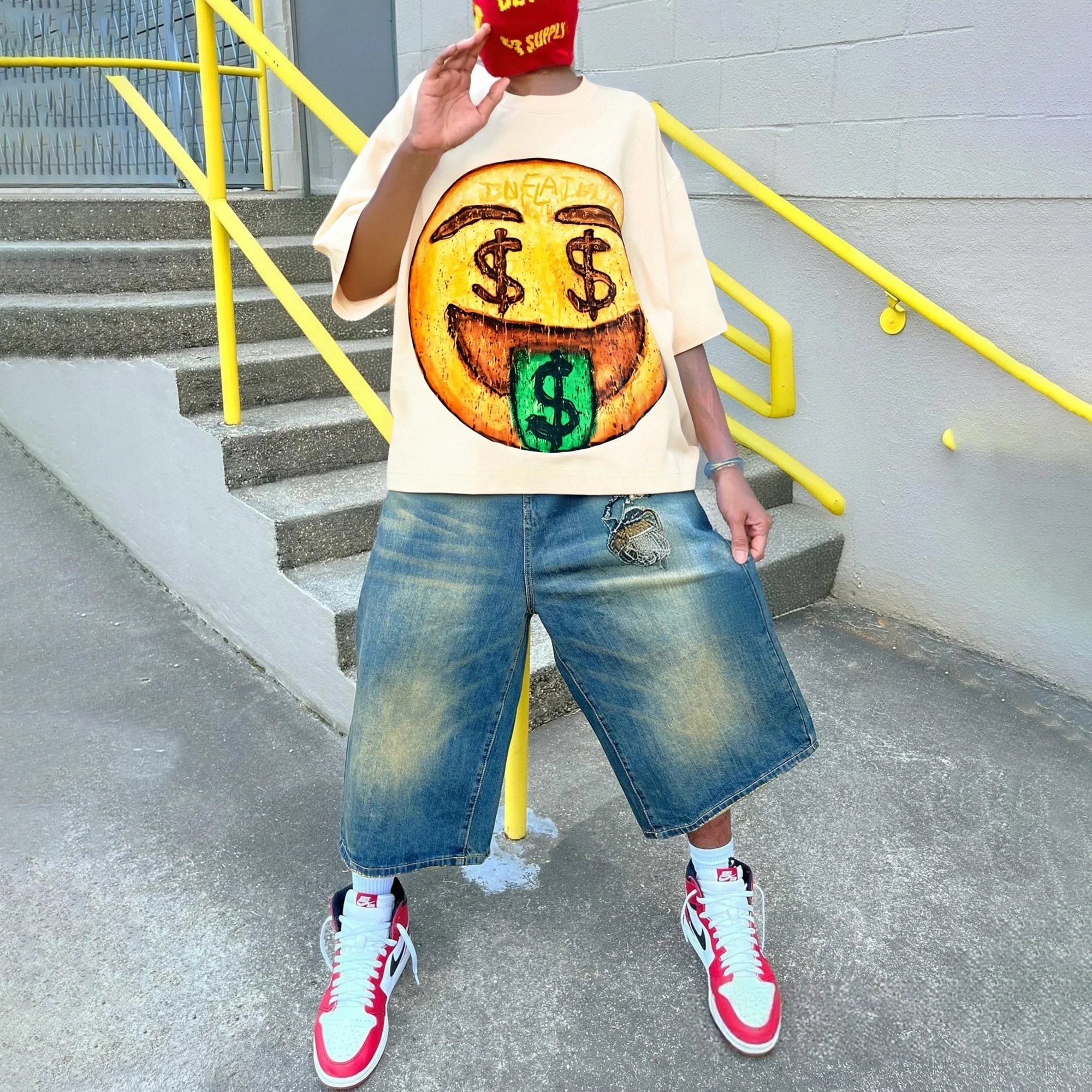 Boxy Smile Graphic T-Shirt | Inflation Streetwear - Image 3