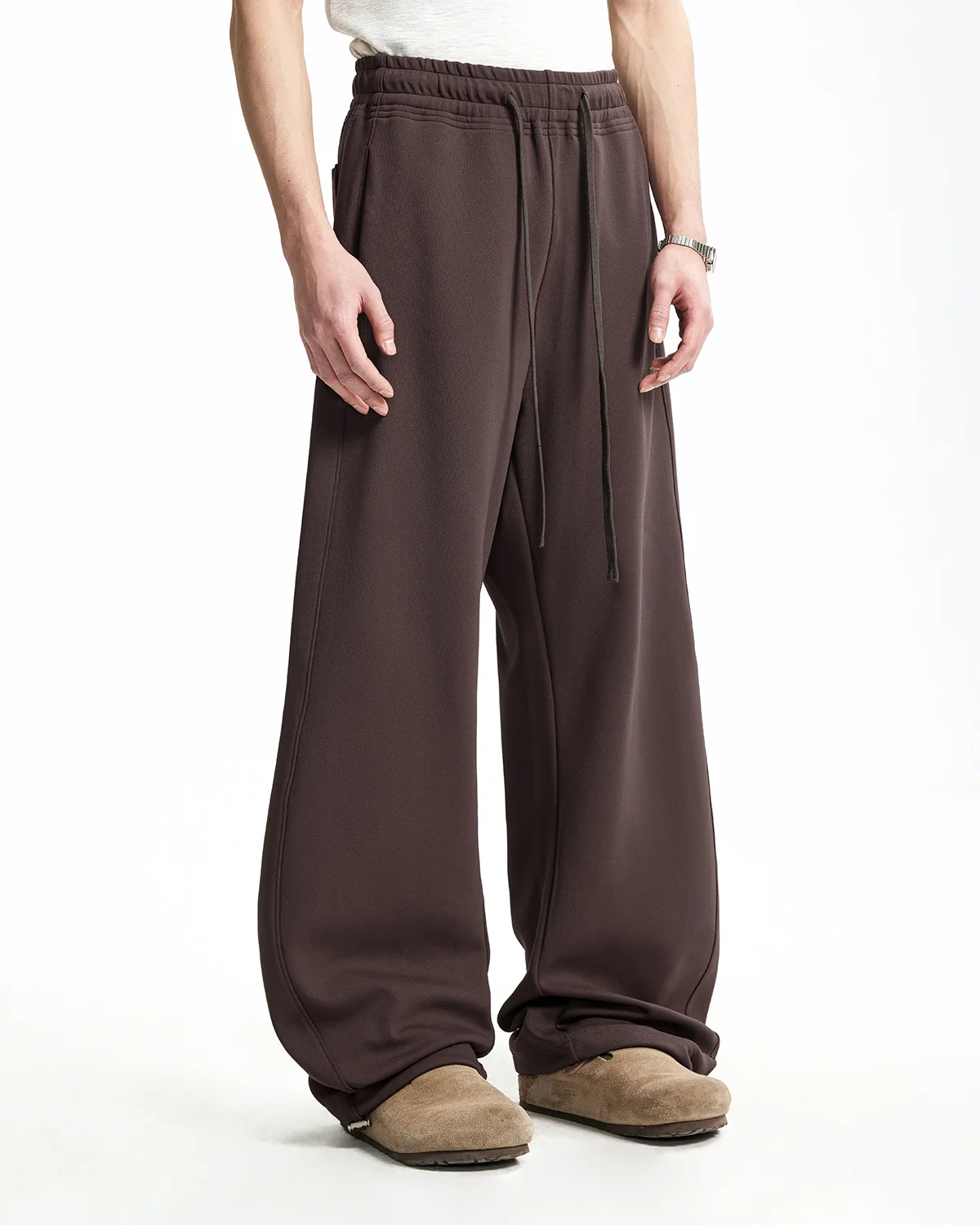 INFLATION Grey Baggy Sweatpants - Image 4
