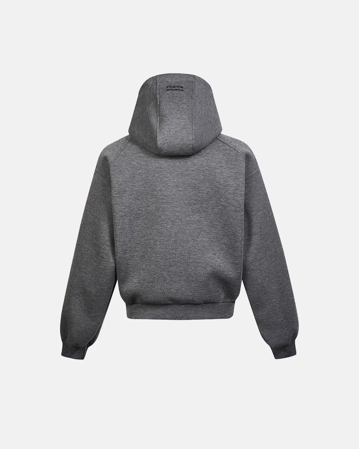 INFLATION Grey Boxy Zip Up Hoodies - Image 9