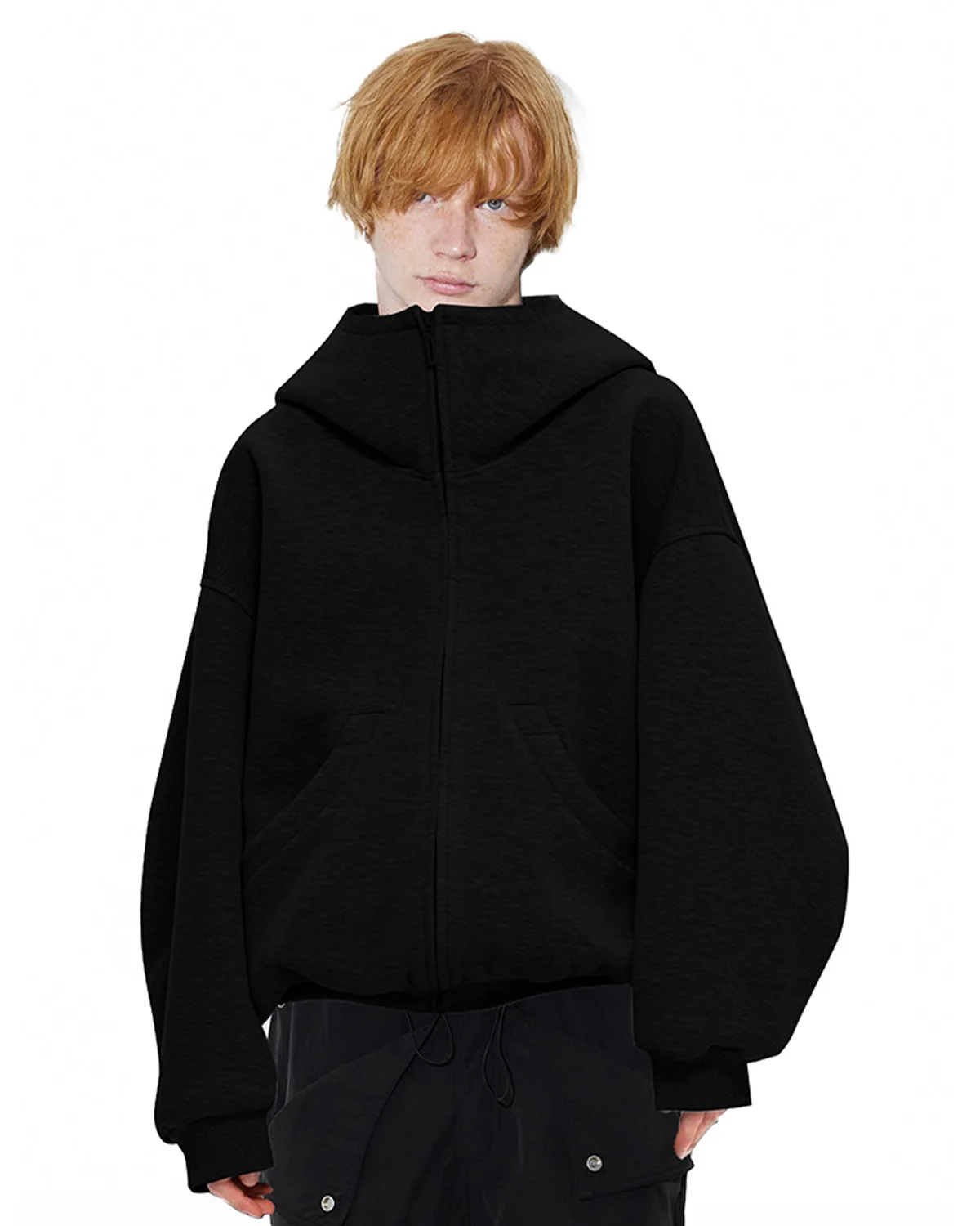 Heavyweight Boxy Zip Up Hoodies | Inflation Streetwear - Image 5