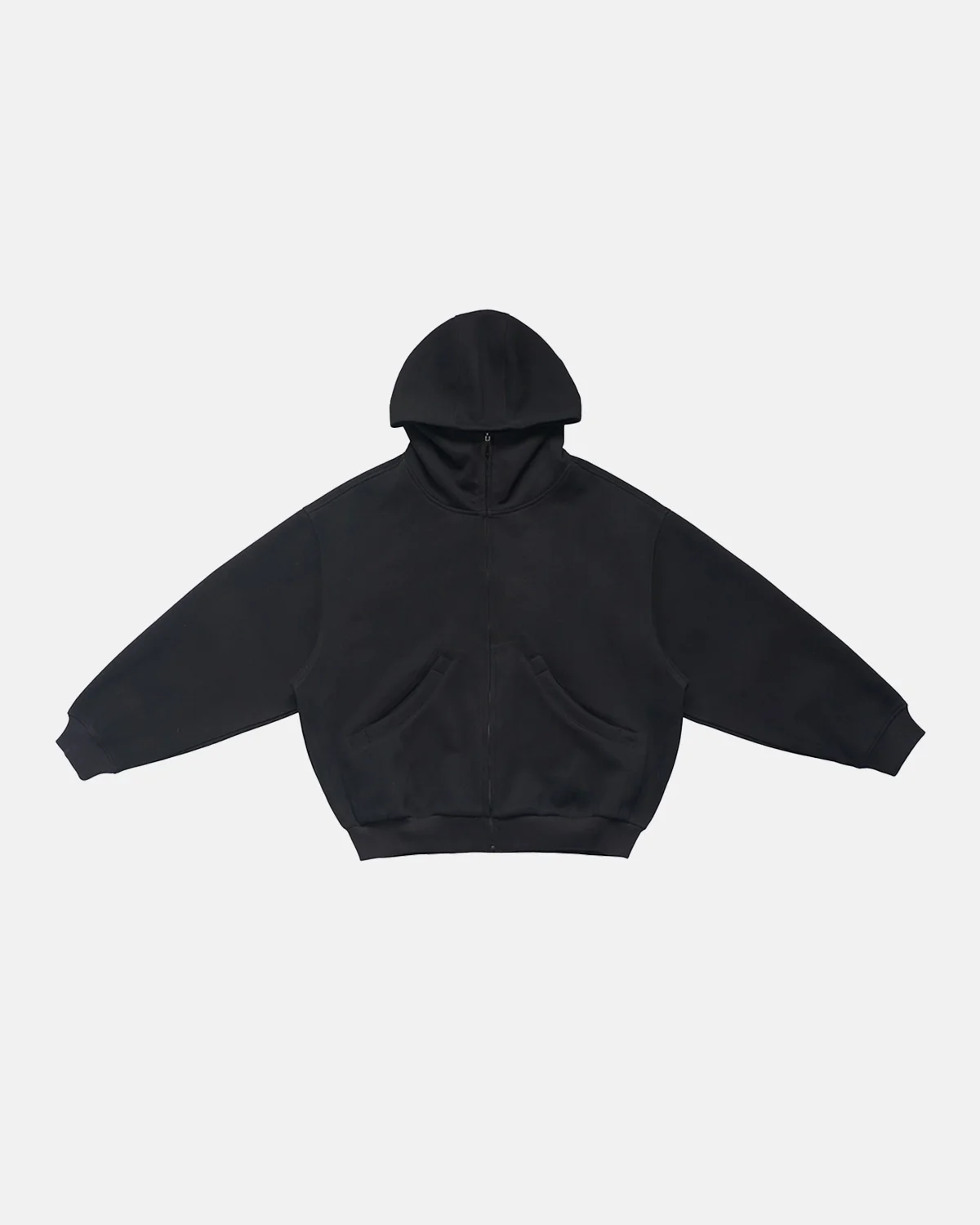 Heavyweight Boxy Zip Up Hoodies | Inflation Streetwear - Image 7