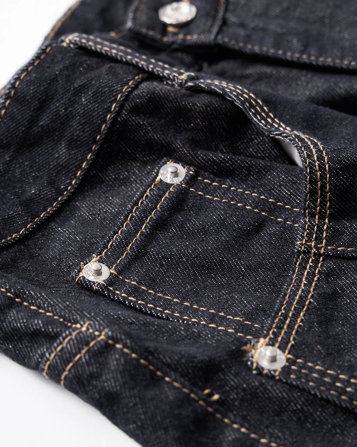 INFLATION Raw Color Barrel Baggy Jeans - Image 8