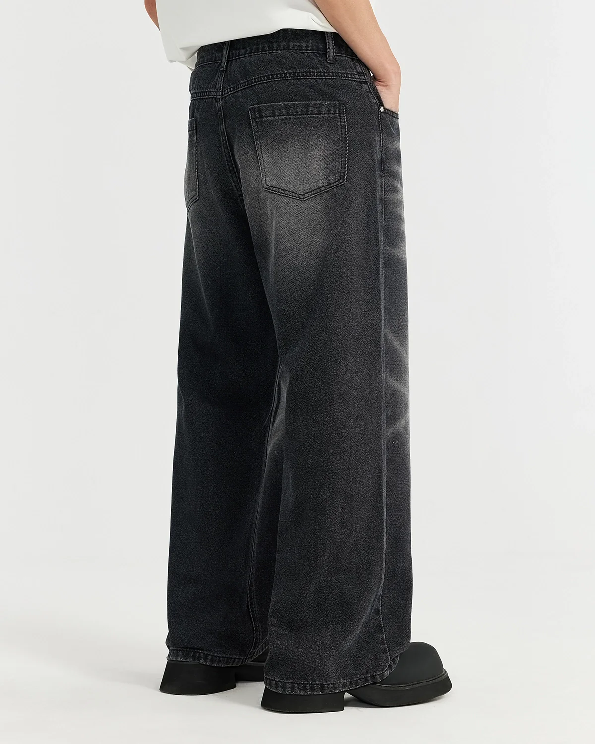 Ripped Wide Leg Jeans | Inflation Streetwear - Image 5